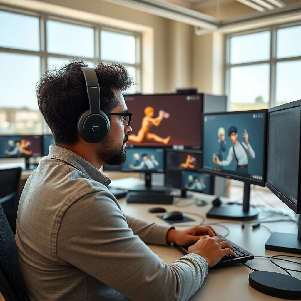 Comparativa visual de salarios por especialidad en animación 3D