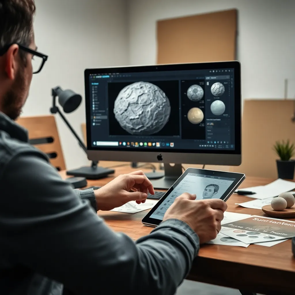 Estudiantes en clase de animación 3D en España