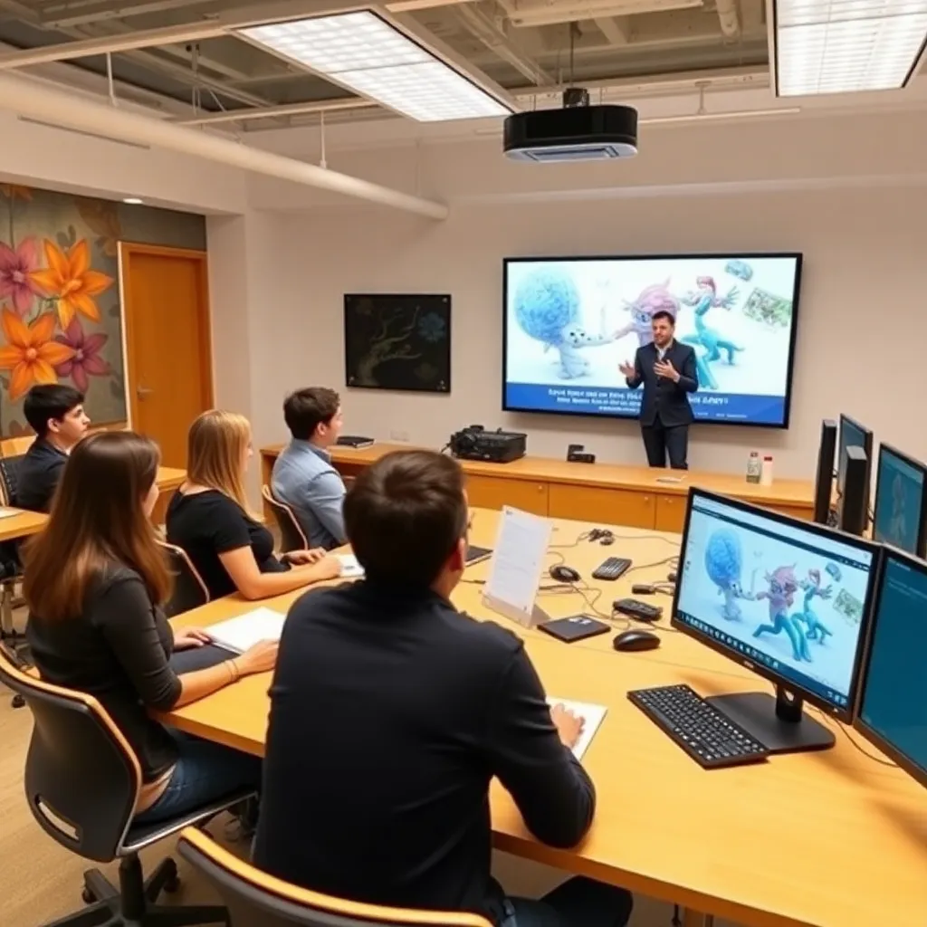 Portfolio de animación 3D bien estructurado en tablet y ordenador